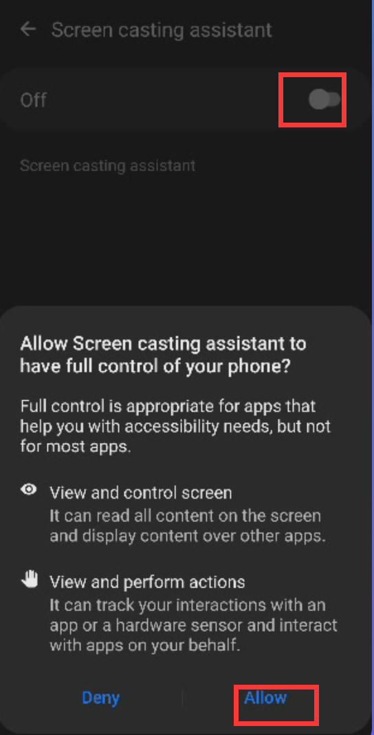 Panda Android Screen Projection